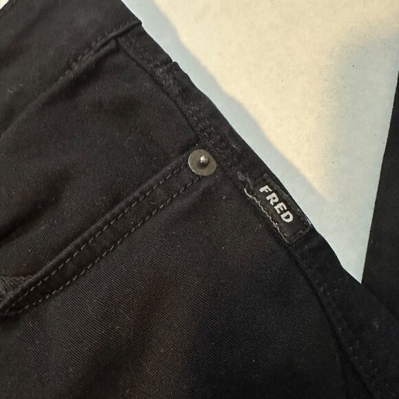 Fred by Fred Segal Womens Black Skinny Pants Size 28 Made in USA - Picture 5 of 12